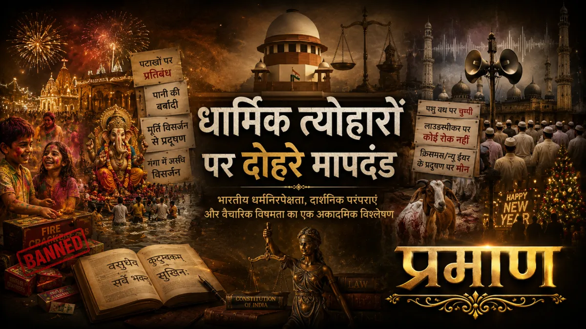 धार्मिक त्योहारों पर दोहरे मापदंड