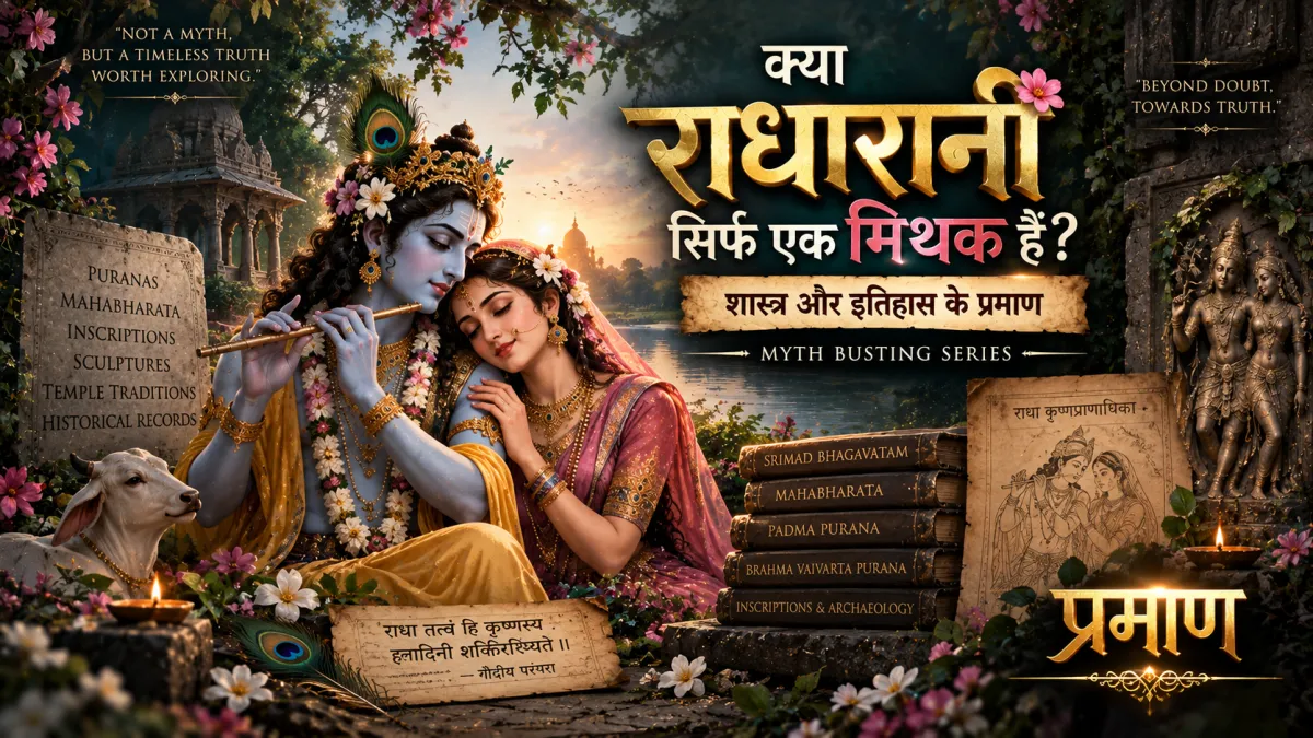 क्या राधारानी सिर्फ एक मिथक हैं?