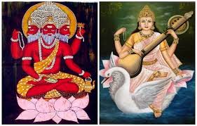 क्या सचमें मा सरस्वतीजी भगवान ब्रह्माजी की पुत्री हैं?